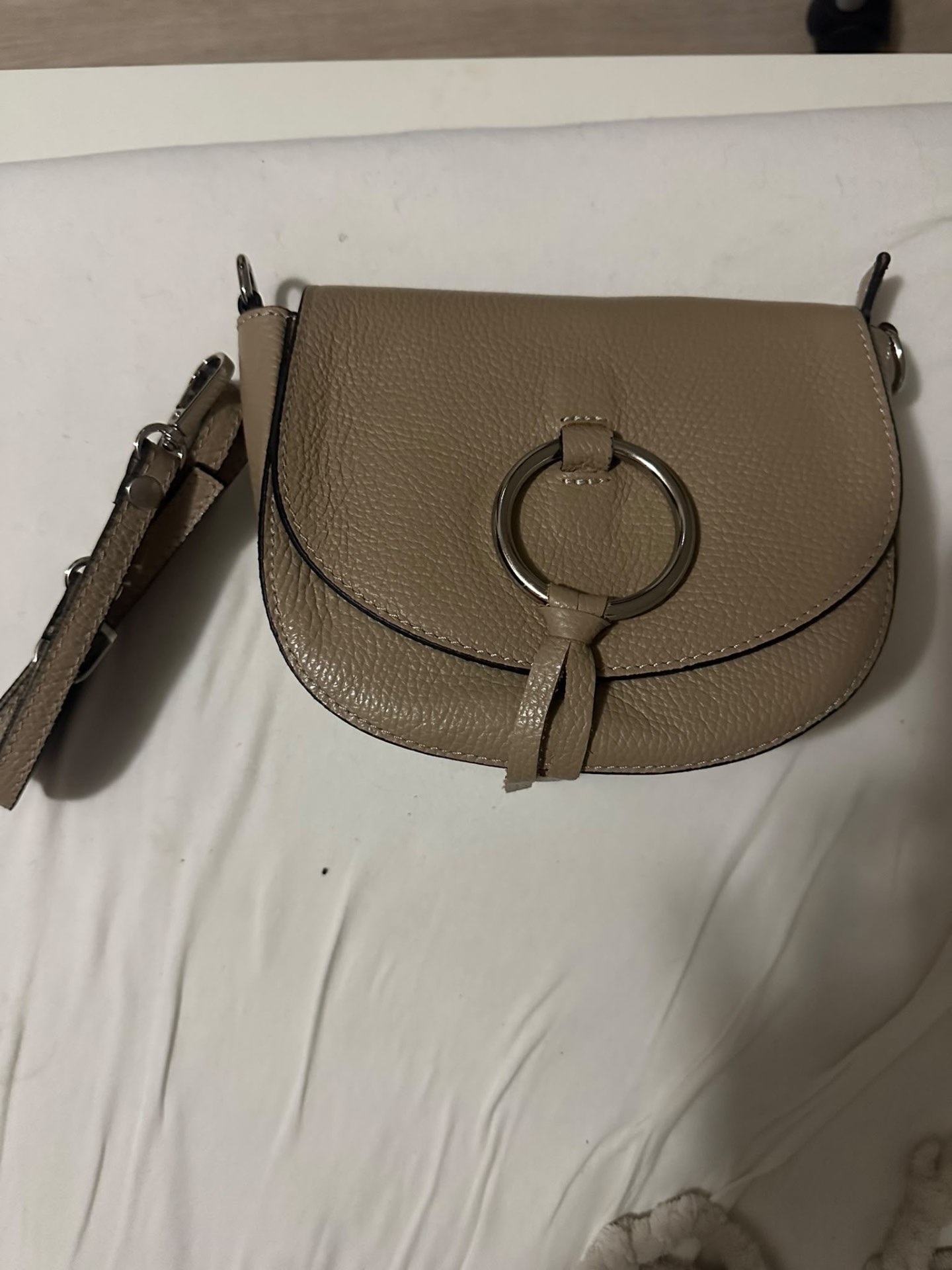 Ledertasche – Taupe
