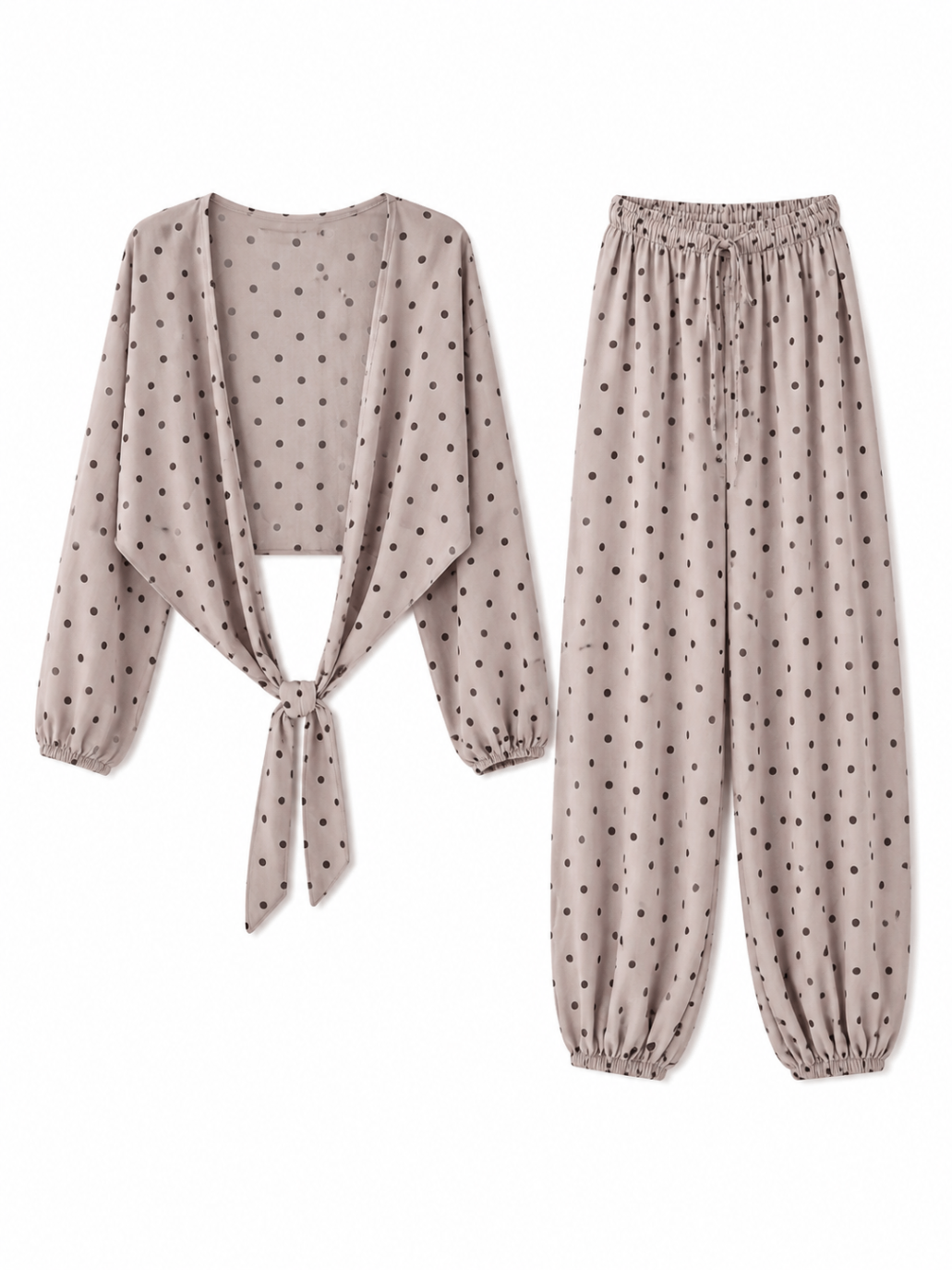 Set 'Dots Taupe'