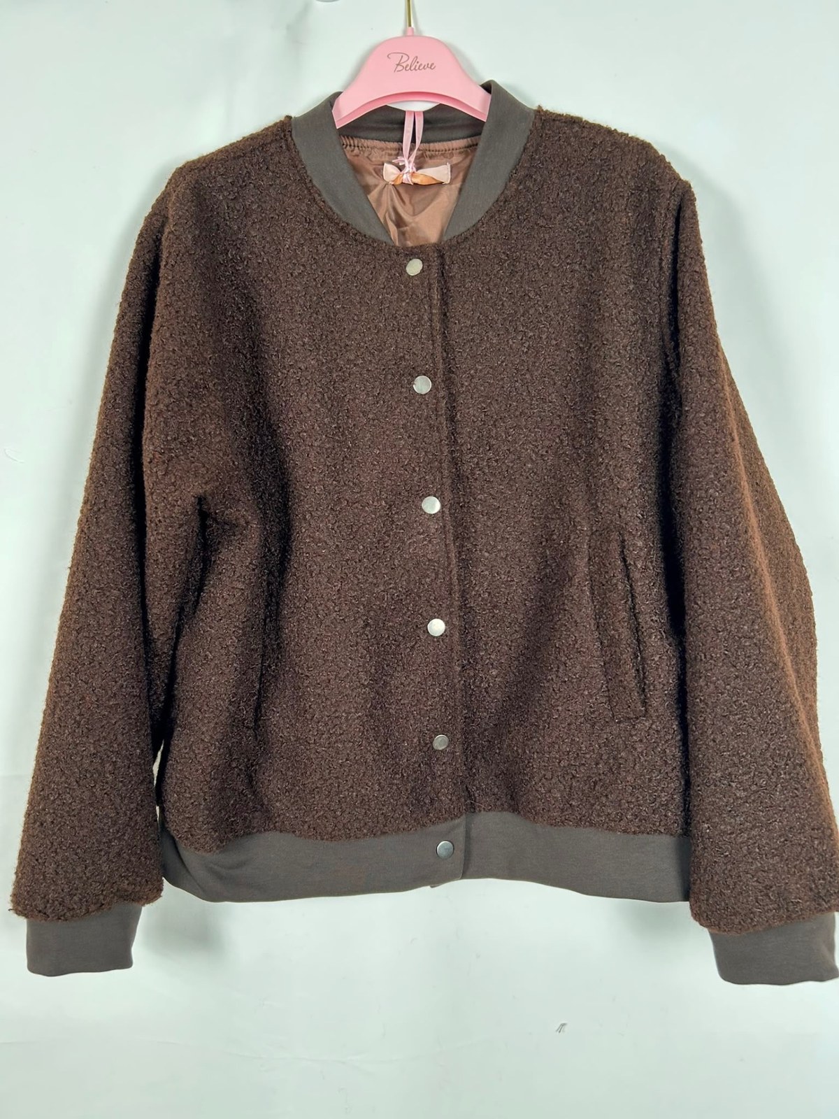 Bouclé-Collegejacke