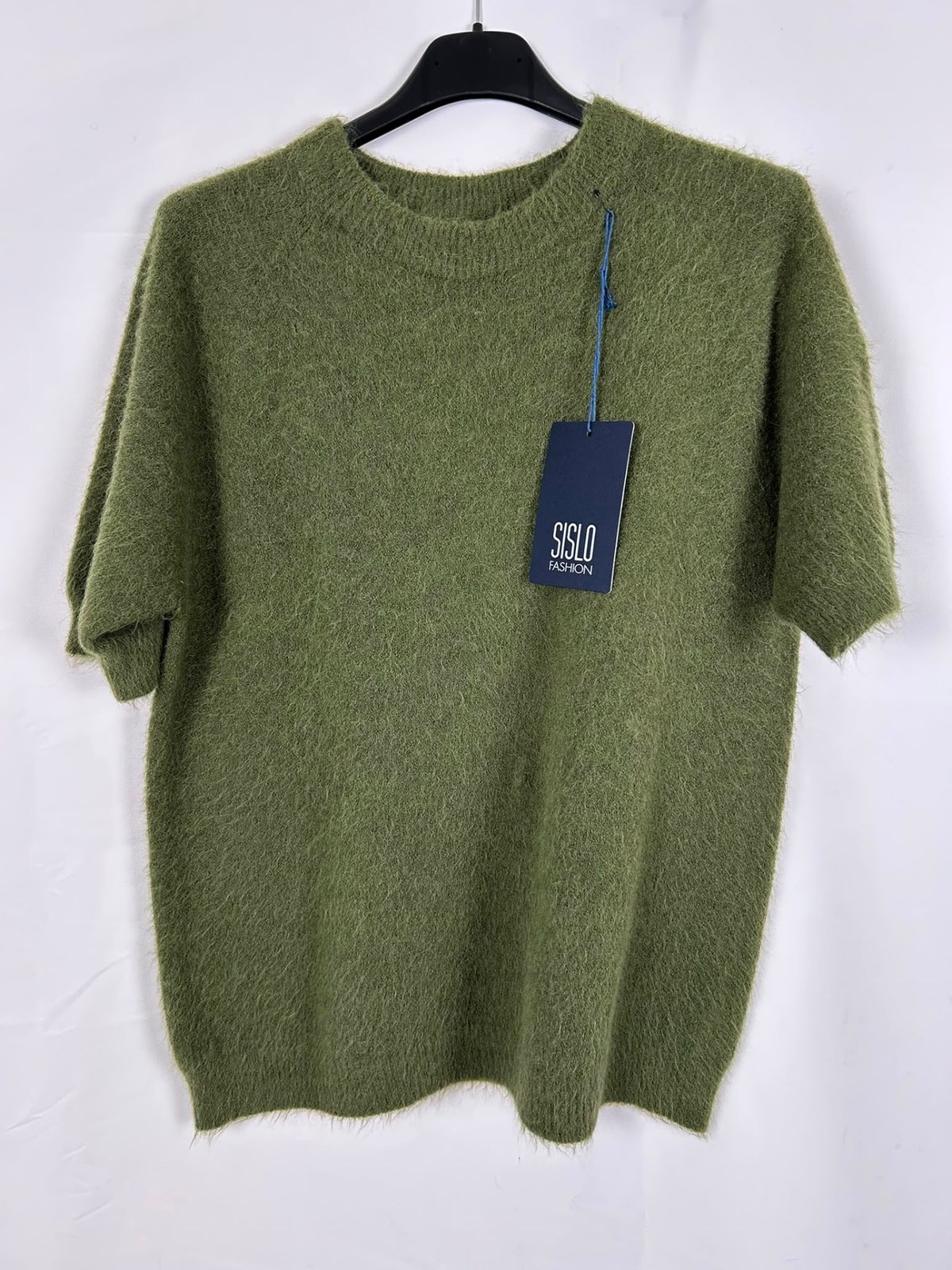 Kurzarm-Strickshirt
