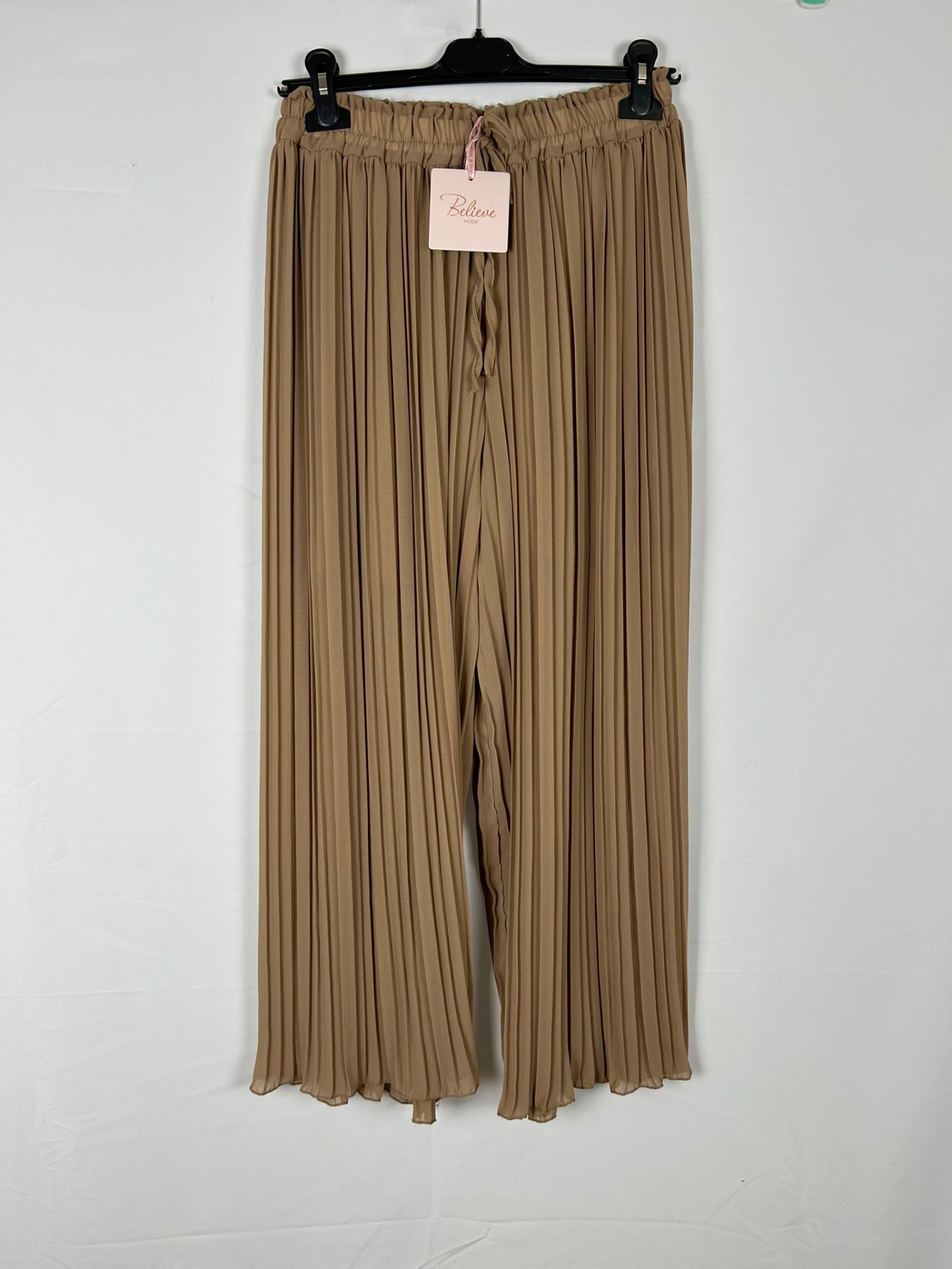 Plissee-Hose 'Camel'