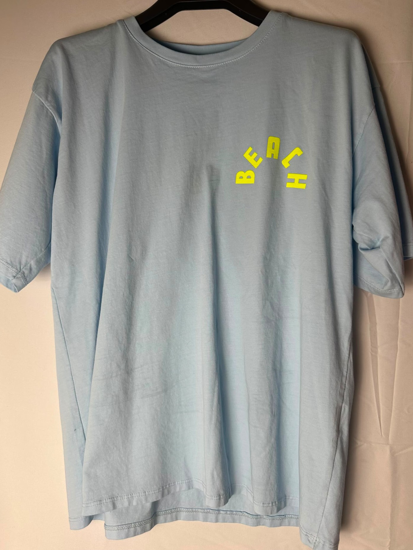 Shirt 'Beach' – Hellblau