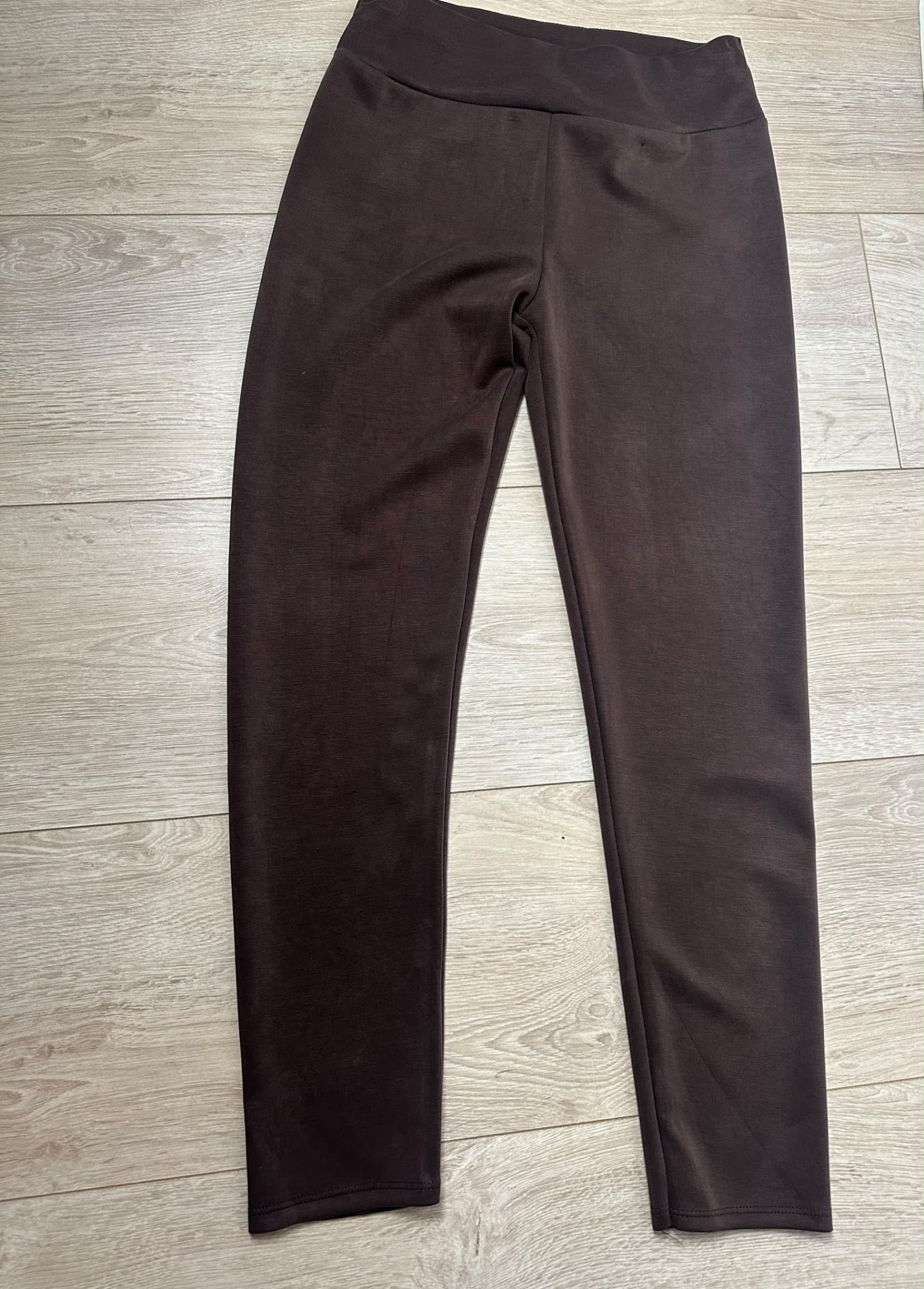 Leggings 'Butterstoff' – Schokobraun