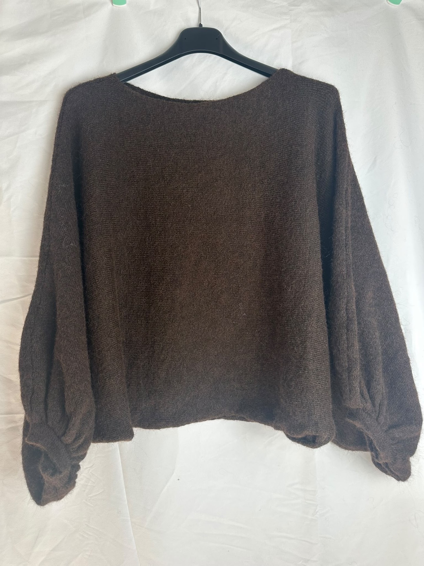 Pullover 'Fledermausärmel' – Braun